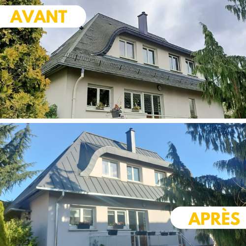 Chantier réfection toiture